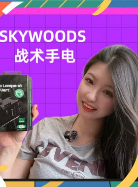 SKY WOODS天空森林 出口版手电下挂 含激光 防水