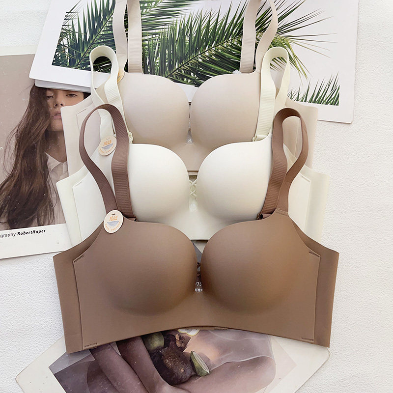 无痕内衣女无钢圈聚拢加厚小胸胸罩收副乳防下垂平胸专用显大文胸,女士内衣/男士内衣/家居服,文胸,淘宝优惠券,粉丝福利购,淘宝优惠卷