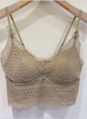 古妃GF41305小胸三角A薄杯款网红法式蕾丝吊带美背文胸内衣女