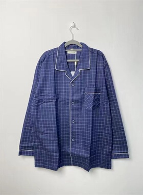 吉利富2022秋冬款家居服空气棉男套装SW8233绒棉大格男套装SW8215