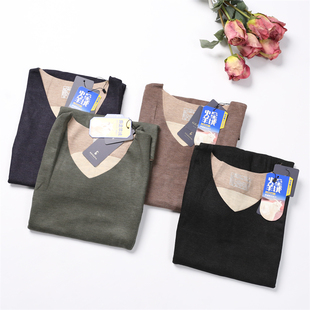 188 背心高弹柔软保暖御寒ST 吉利富2022冬新款 桑蚕丝羊绒贴片男士