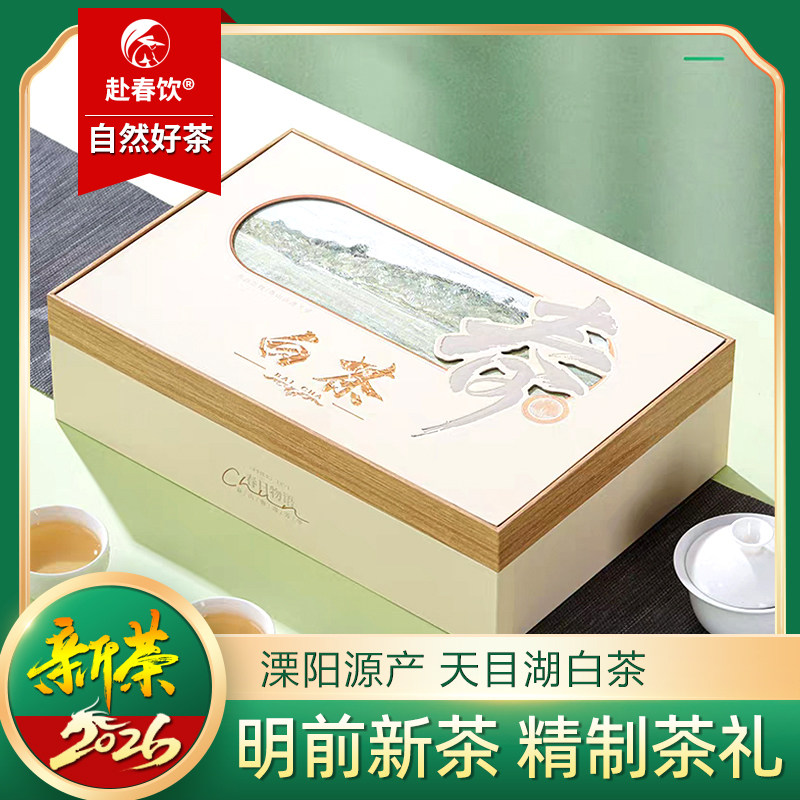 2026新茶常州溧阳绿茶 天目湖生态白茶 明前嫩芽醇厚高香100g