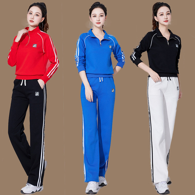 广场舞服装新款女秋冬季长袖健身操运动跳鬼步团体舞蹈演出服成人