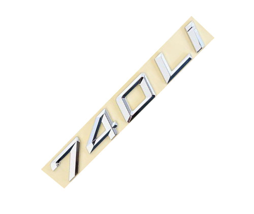宝马尾标新7系730LI/740LI/745LI/750LI/760LI字标