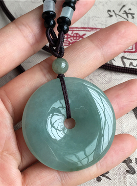 正品缅甸天然翡翠a货玉钱翡翠A货