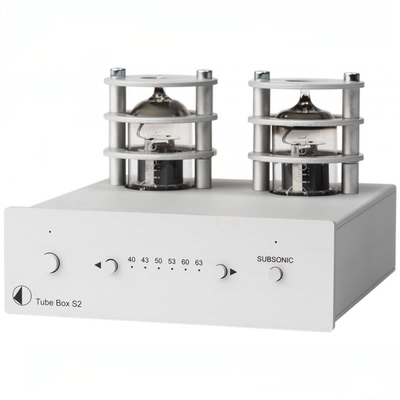 奥地利 宝碟 Pro-Ject Tube Box S2 黑胶唱机唱放 唱头放大器