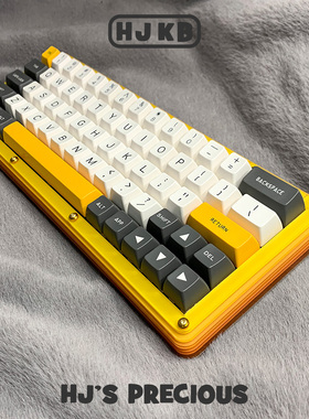 HJ花家 PMMA64客制化gd64pro外壳60%亚克力堆叠机械键盘gh60 gk64