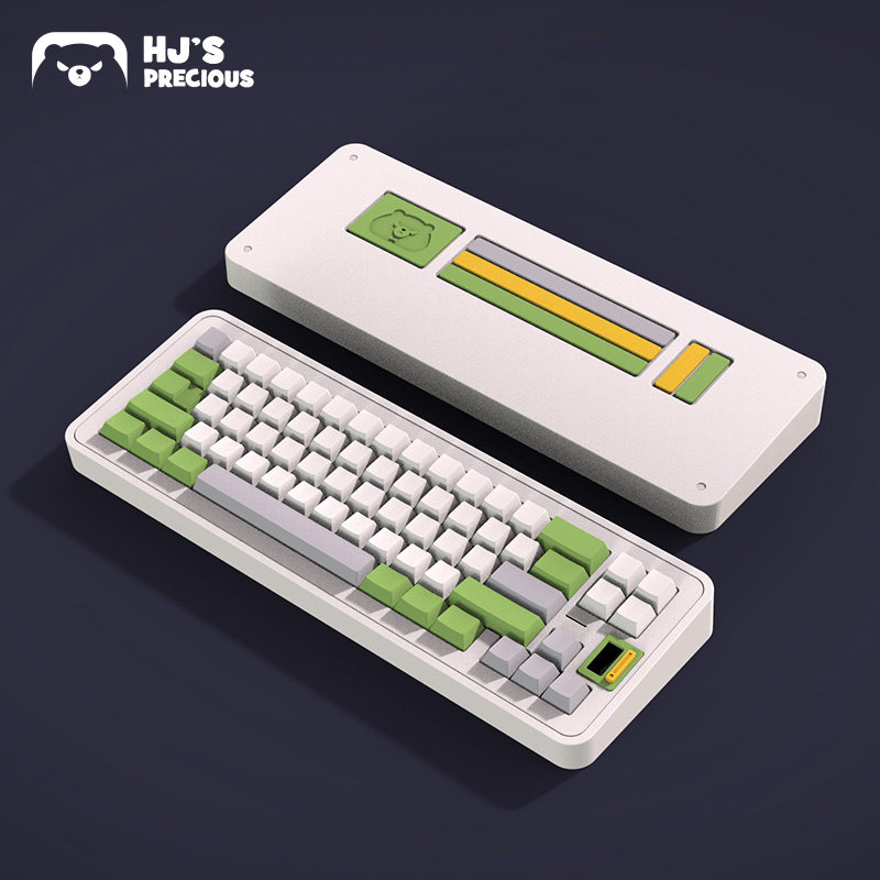 MC65 CUSTOMIZED MECHANICAL KEYBOARD KIT HJ CUSTOM ELECTROPHORESIS SPRAYED ANODIZED BLUETOOTH 5.1 SMALL SCREEN KEYBOARD