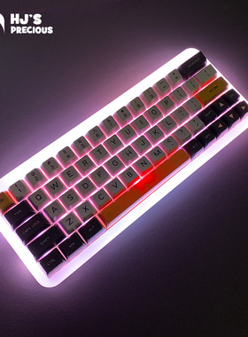 花家客制化HJ60机械键盘V3蓝牙双模gd64pro套件gh60外壳RGB透光PC