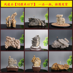 新疆戈壁石天然风凌石砺石鱼缸石头造景石假山多肉菖蒲盆景太湖石