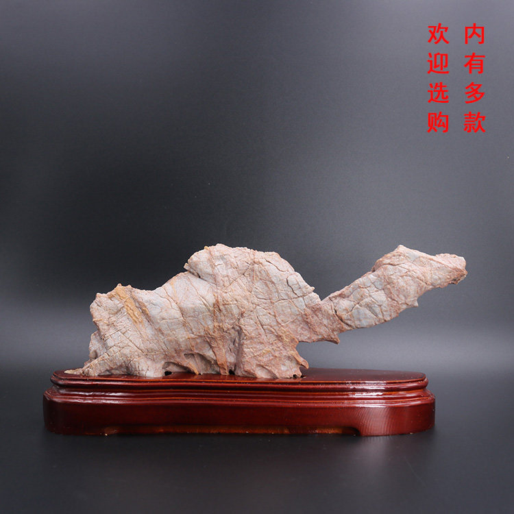 戈壁石风凌石风砺石天然原石观赏石奇石石头 客厅办公室家居摆件