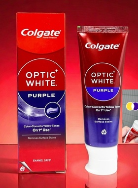 正品泰国高露洁OPTIC WHITE速感白去污渍牙膏美白牙齿