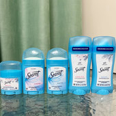 现货 美国秘密Secret止汗石香体膏露腋下去异味腋窝消臭无香73g