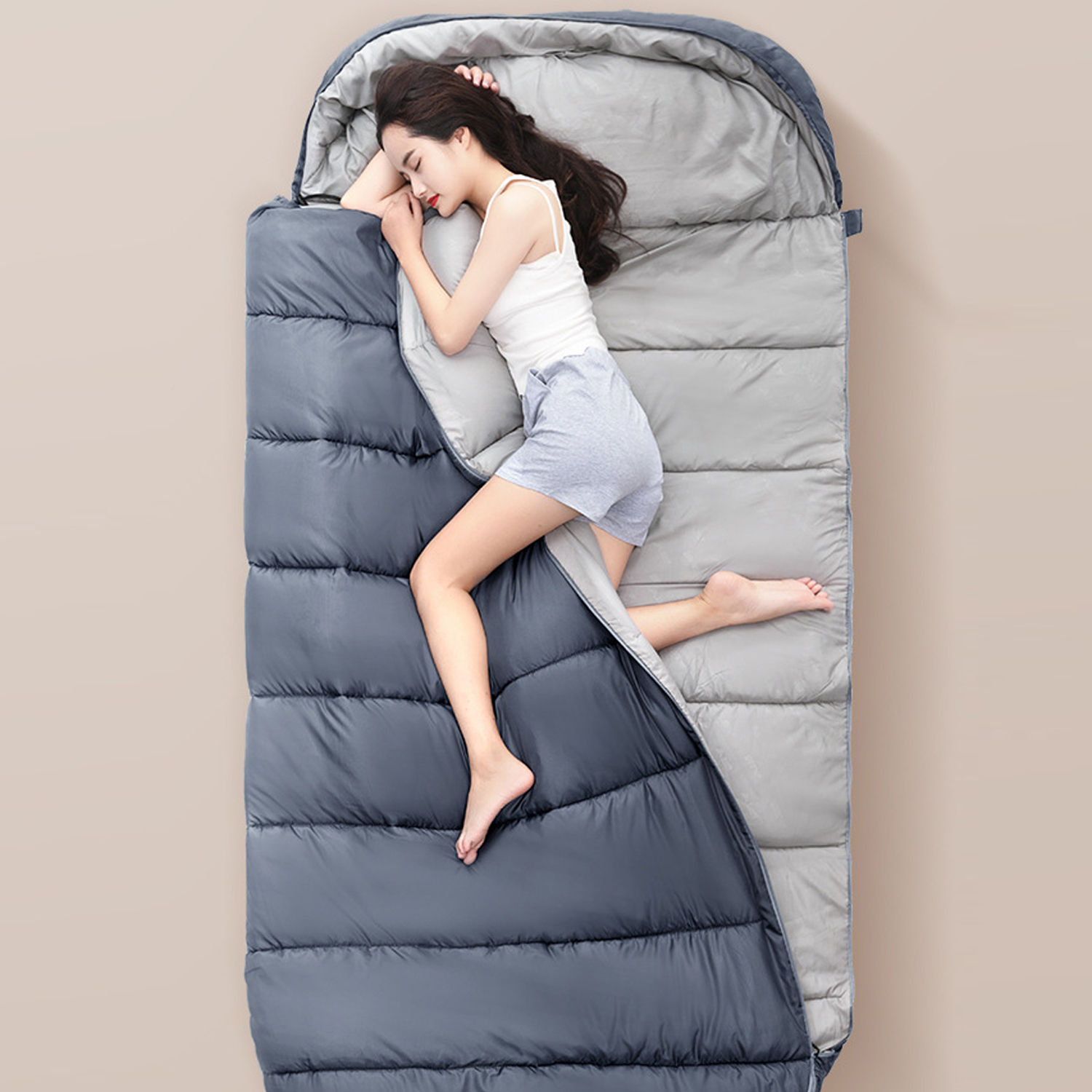 加厚冬季打地铺户外露营防寒车用