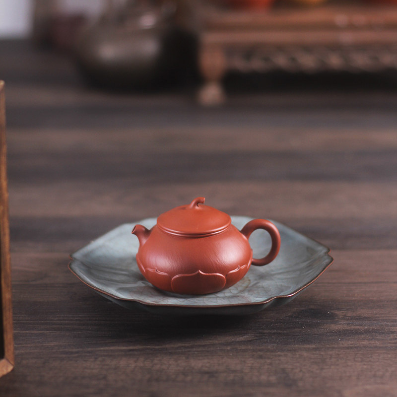 驯砂记家藏原矿小煤窑朱泥半手工紫砂壶莲花内推孔小紫砂茶壶茶具,餐饮具,茶壶,淘宝优惠券,粉丝福利购,淘宝优惠卷