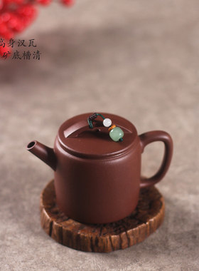 驯砂记手工壶底槽清紫砂壶小汉瓦