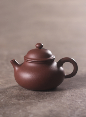 定制款0添加 底槽清 纯手工紫砂壶 纳底容天200cc 小紫砂茶壶茶具