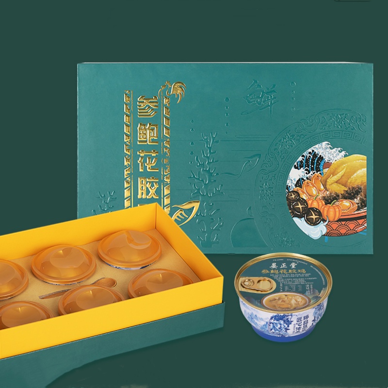 参鲍花胶鸡礼盒（常温款）252克*6罐