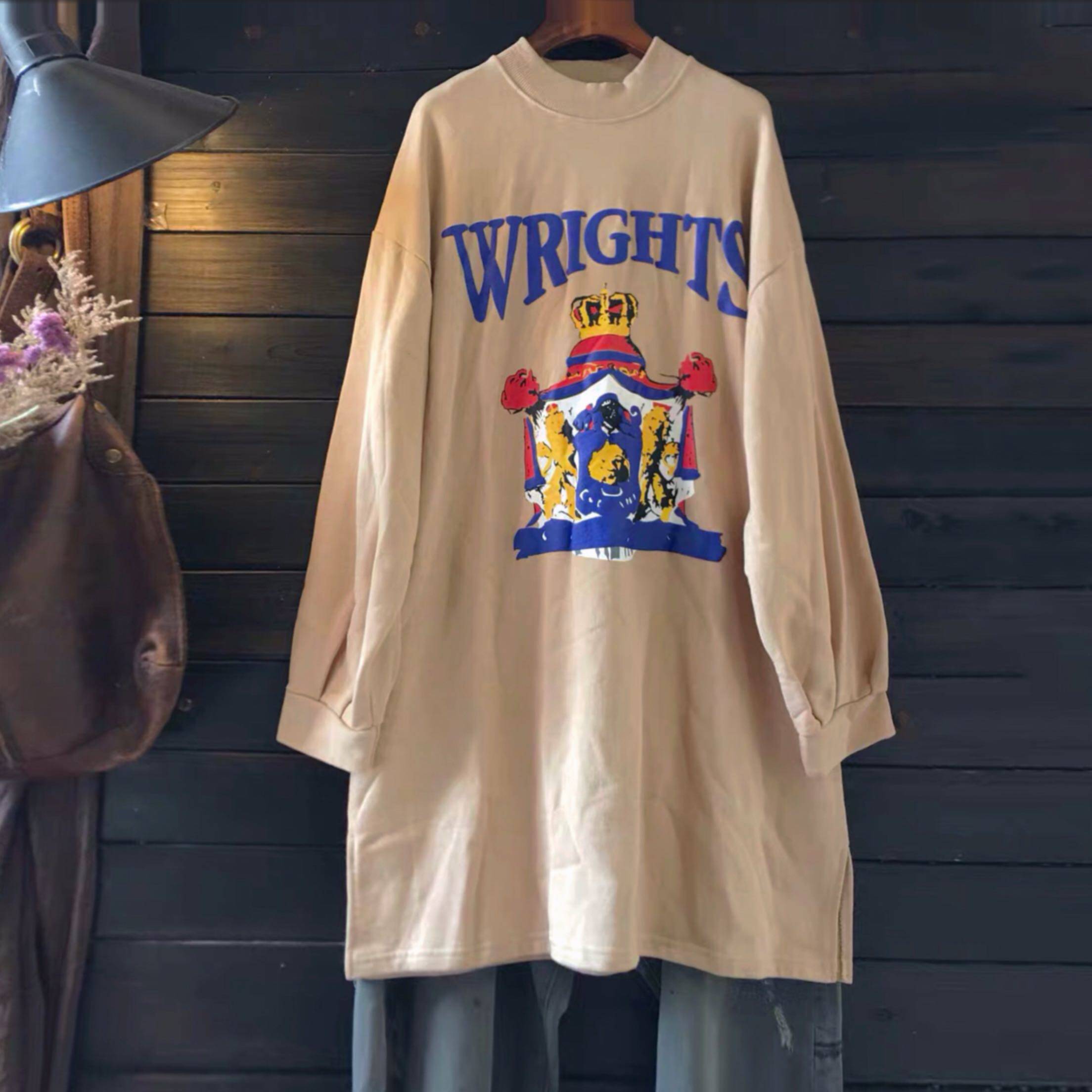 日韩外贸春秋冬宽松女棉长毛巾圈套头上衣卫衣半高领