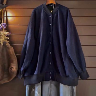 春冬保暖宽松女外套上衣加厚衣衫