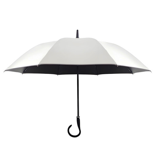 黑胶长柄防晒日系晴雨两用遮阳伞