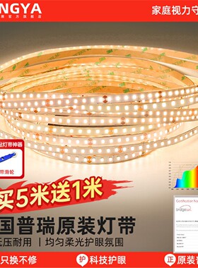 菁雅普瑞灯带led全光谱护眼客厅卧室床头氛围自粘智能线形灯条24v
