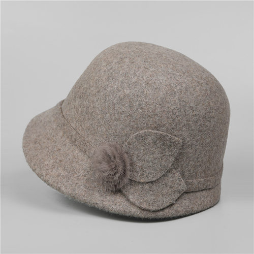 秋冬天中老年人帽子女妈妈羊毛