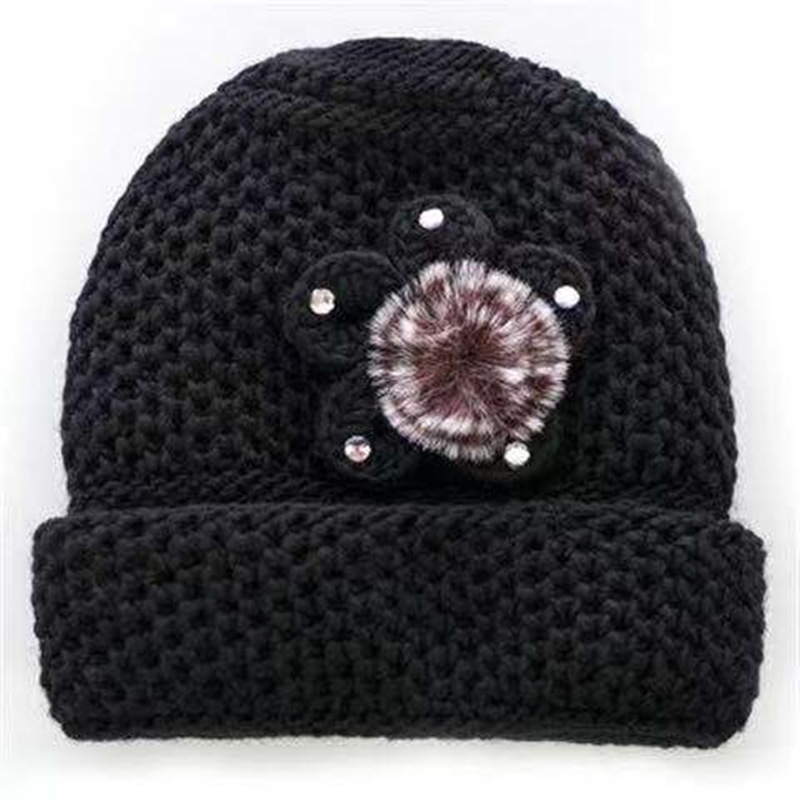 老人帽子女冬天奶奶老太太秋冬季