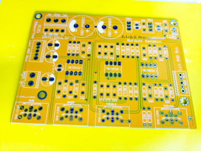 HIFI 2.1/2.0 功放调音板 用料升级版 前级板 低音炮板 PCB空板