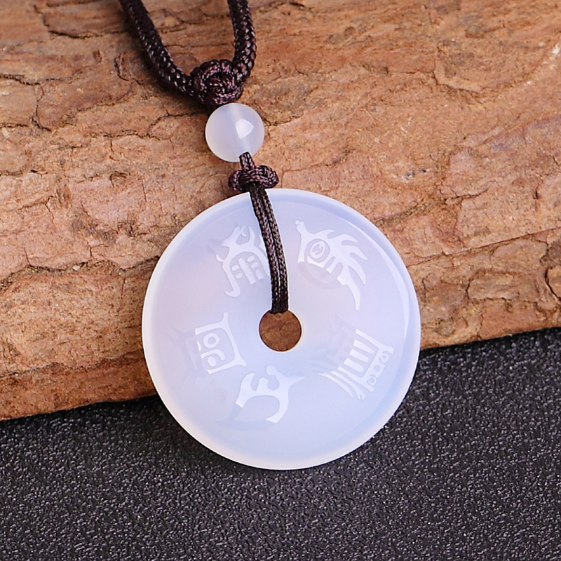 五行属金吊坠五岳真形图挂件