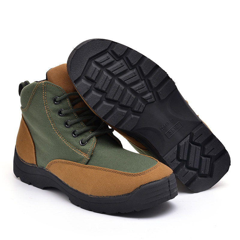 Boots militaires pour homme en toile - Ref 1400684 Image 3