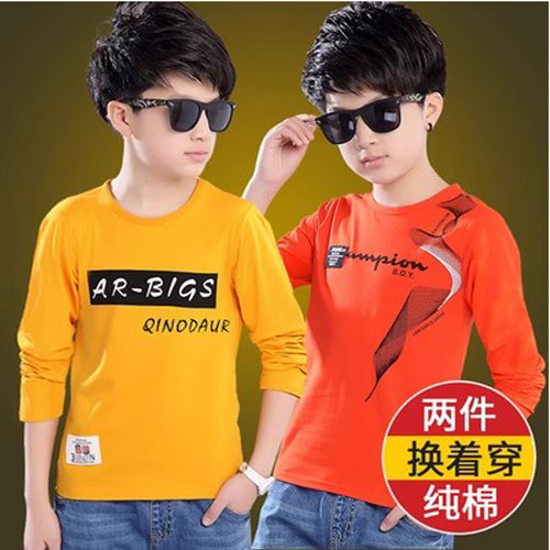 长袖t恤新款儿童打底衫男孩春秋