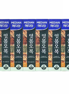 韩国麦迪安五福护龈牙膏草本清新
