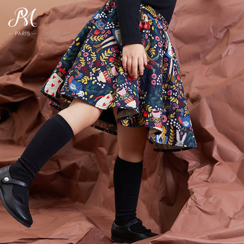 印花半身裙PetiteMarguerite