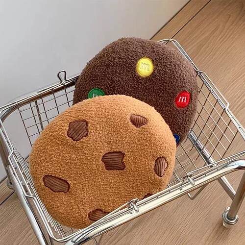 真食物毛绒玩具巧克力曲奇饼干抱枕家居沙发靠垫创意跨境新品