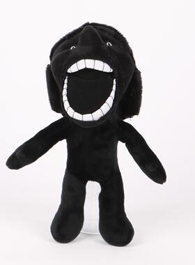 网红创意跨境新品SCP-067 kid基金会黑色怪物毛绒公仔卡通玩偶