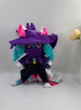 新款31cm游戏周边Palworld幻兽帕鲁玩偶暗巫猫公仔魔法款毛绒公仔