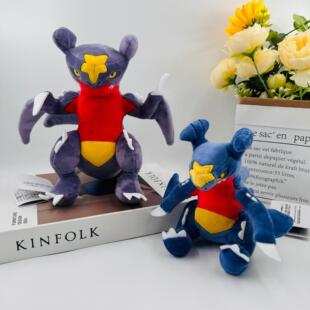 新款 plush怪兽毛绒玩具 fit小号烈咬陆鲨组合双髻鲨地龙garchomp