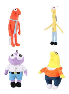 跨境卡通Smiling Friends微笑好友毛绒玩具公仔玩偶动漫游戏周边