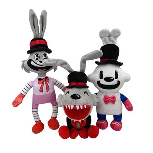 跨境新品 Finding Frankie 寻找弗兰基游戏恐怖兔子毛绒玩偶公仔