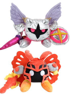星之卡比 kirby 星河骑士 Galacta Knigh冥蝶骑士毛绒玩具 公仔