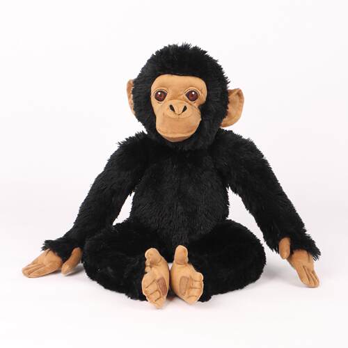 网红跨境新品Meet Punch Monkey Plush黑猩猩毛绒公仔猴子玩偶