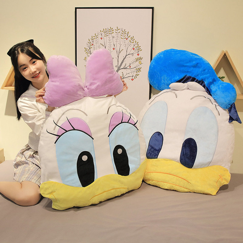 唐纳德唐老鸭黛西抱枕 卡通 周边沙发靠垫 坐垫 个性睡觉毛绒玩具