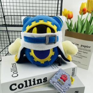 跨境星之卡比kirby魔法洛亚腰带黑卡比梅塔奈特毛绒玩具公仔周边