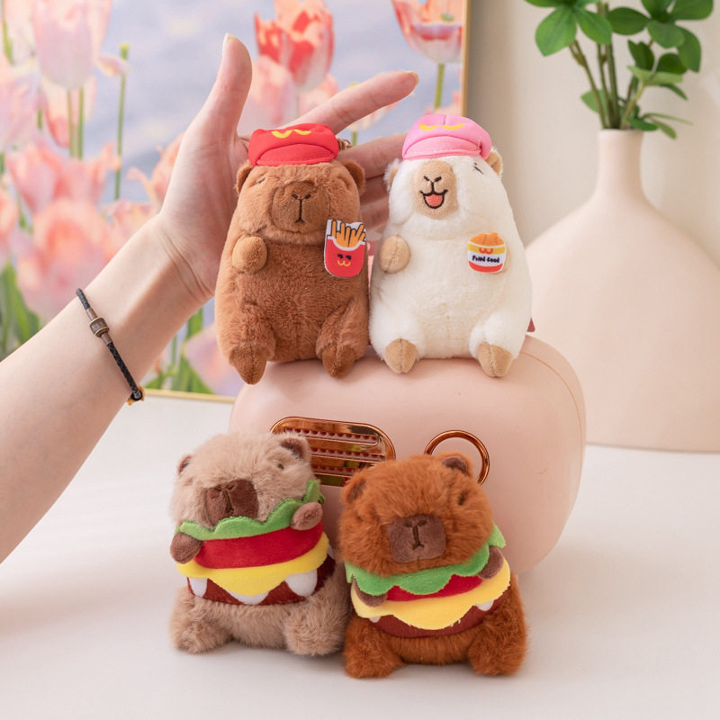 卡通卡皮巴拉水豚公仔毛绒玩具