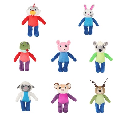 游戏周边pig64动物毛绒玩具公仔