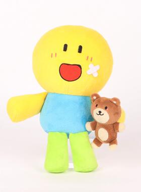 网红跨境新品Noobsquad Nooby Plush磁吸款毛绒公仔卡通玩偶