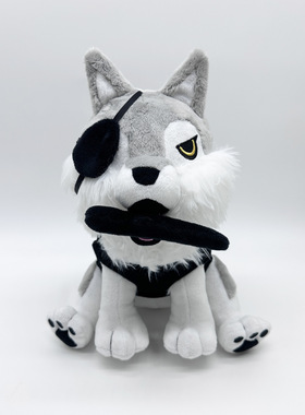 卡通Metal Gear Solid Delta Snake Eater合金装备狼毛绒玩具公仔