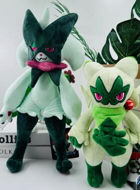 大号41cm假面喵新叶猫进化蒂蕾猫魔幻假面喵毛绒公仔带吊牌