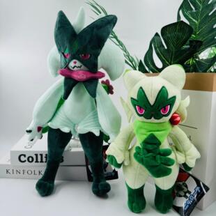 大号41cm假面喵新叶猫进化蒂蕾猫魔幻假面喵毛绒公仔带吊牌